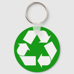 Llavero Cadena de claves de reciclaje