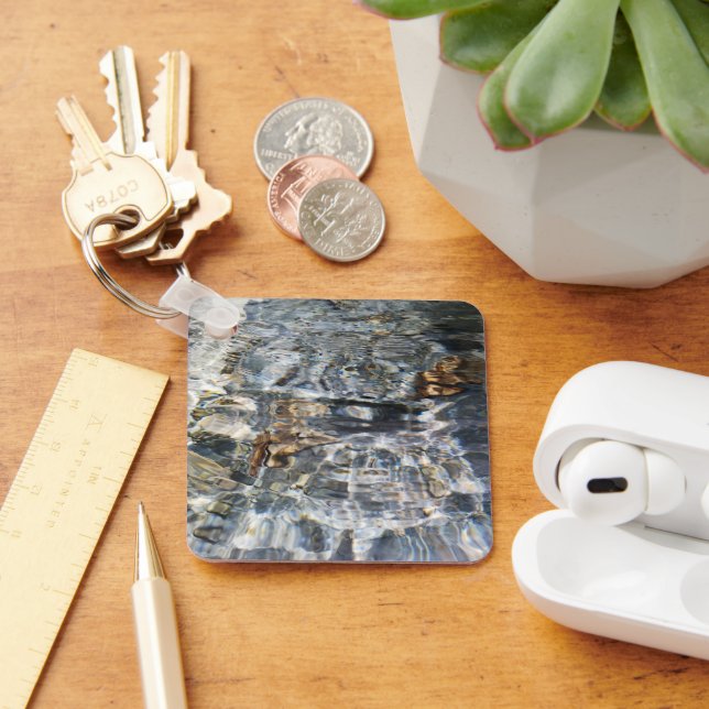 Llavero cadena de claves de reflexión de agua (Escritorio )