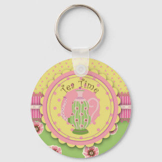 Llavero Cadena de claves de servicio de té