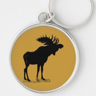 Llavero Cadena de claves de Silhouette de Moose