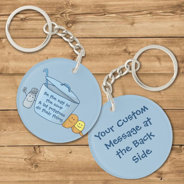 Llavero Cadena de claves de sopa de papa salada (Subido por el creador)