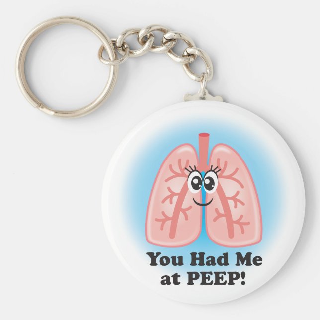 Llavero Cadena de claves de terapia respiratoria (Frente)