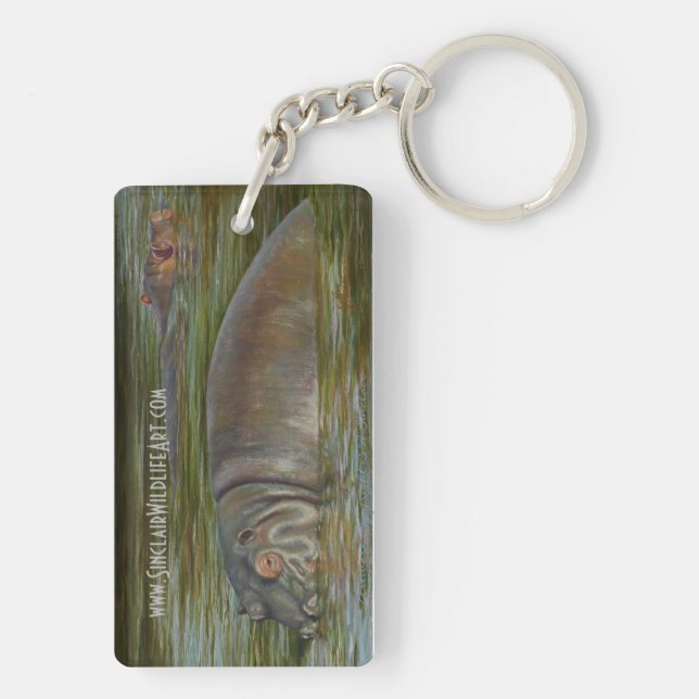 Llavero Cadena de claves de vida silvestre con chita e Hip (Atrás)