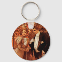 Cadena de claves de vuelo Alphonse Mucha