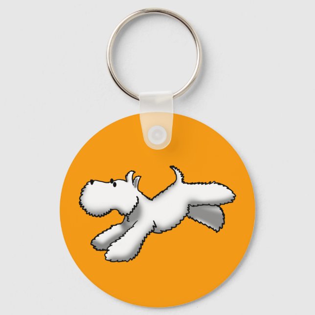 Llavero Cadena de claves de Westie Run (Anverso)