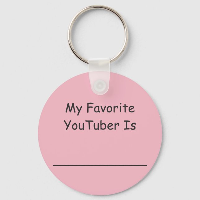 Llavero Cadena de claves de YouTuber (Anverso)