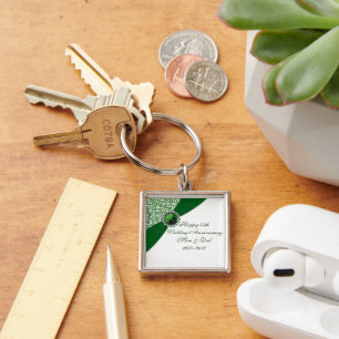 Llavero Cadena de claves del 55º aniversario del Boda