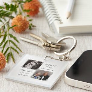 Llavero Cadena de claves del 60 aniversario de los Bodas d