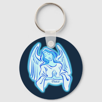 Llavero Cadena de claves del Ángel Azul de la Paz