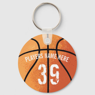 Llavero Cadena de claves del baloncesto (personalizable)