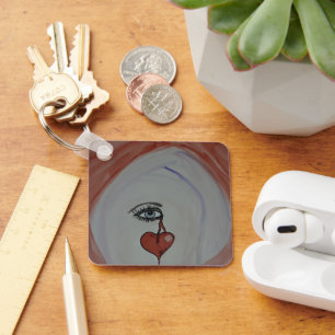 Llavero Cadena de claves del corazón roto