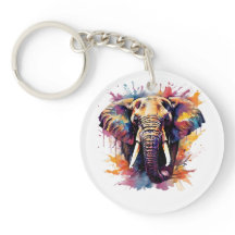 Cadena de claves del elefante