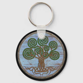 Llavero Cadena de claves del Escudo del Viking - Yggdrasil