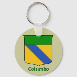 Llavero Cadena de claves del Escudo Histórico de Columbo