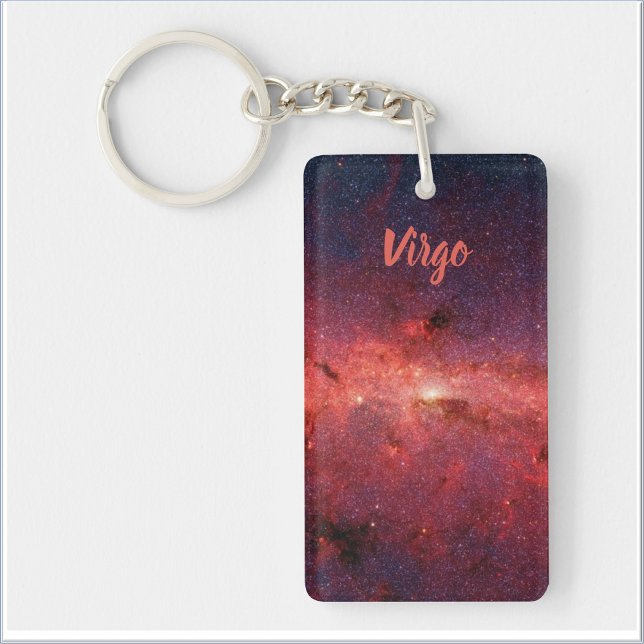 Llavero Cadena de claves del espacio de astrología (Bookmark my store! https://www.zazzle.com/store/capricepetit)