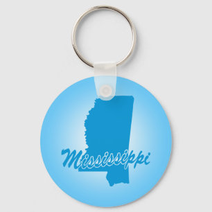 Llavero Cadena de claves del estado de Mississippi
