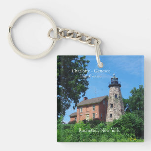 Llavero Cadena de claves del faro Charlotte Genesee