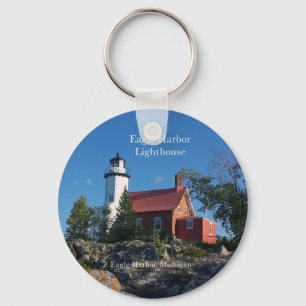 Llavero cadena de claves del faro de Eagle Harbour