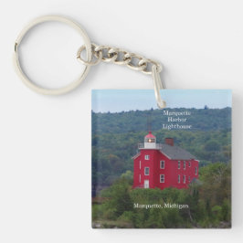 Llavero Cadena de claves del faro Marquette Harbour
