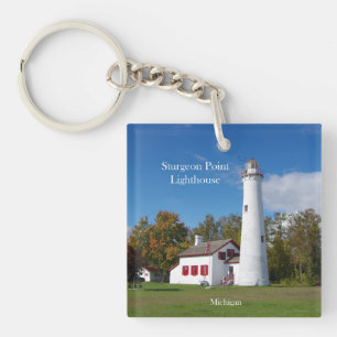 Llavero Cadena de claves del faro Sturgeon Point