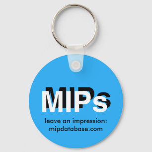 Llavero cadena de claves del logotipo de mips