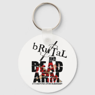 Llavero Cadena de claves del logotipo del brazo muerto y b