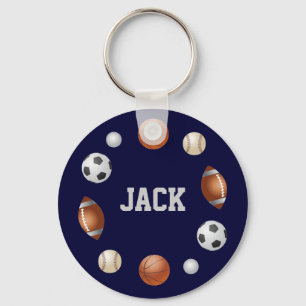 Llavero Cadena de claves del mundo deportivo Jack World -