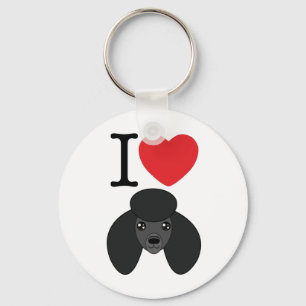 Llavero Cadena de claves del perro negro
