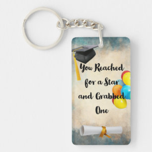 Llavero cadena de claves del personalizado de graduación