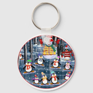 Llavero Cadena de claves del pingüino