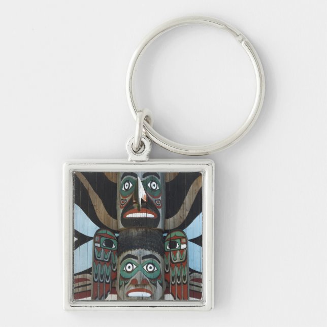 Llavero Cadena de claves del tótem pole (Frente)