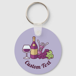 Llavero Cadena de claves del vino rojo