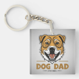 Llavero Cadena de claves Dog Dad
