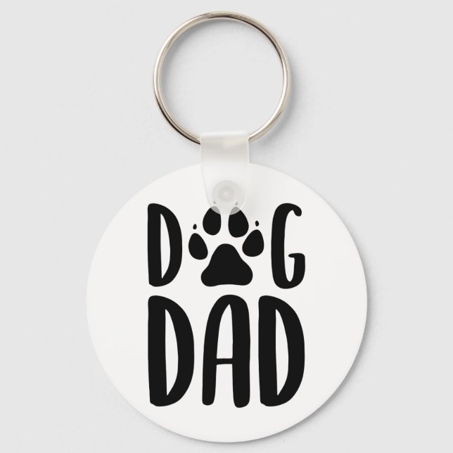 Llavero Cadena de claves Dog Dad (Anverso)