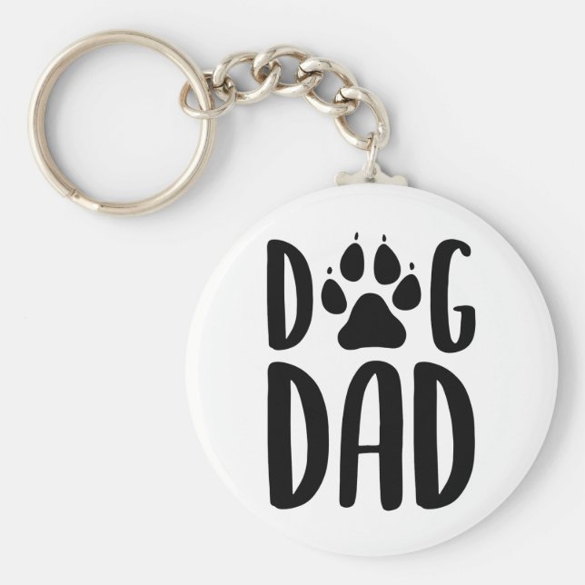 Llavero Cadena de claves Dog Dad (Frente)