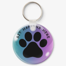 Cadena de claves Dog Paw