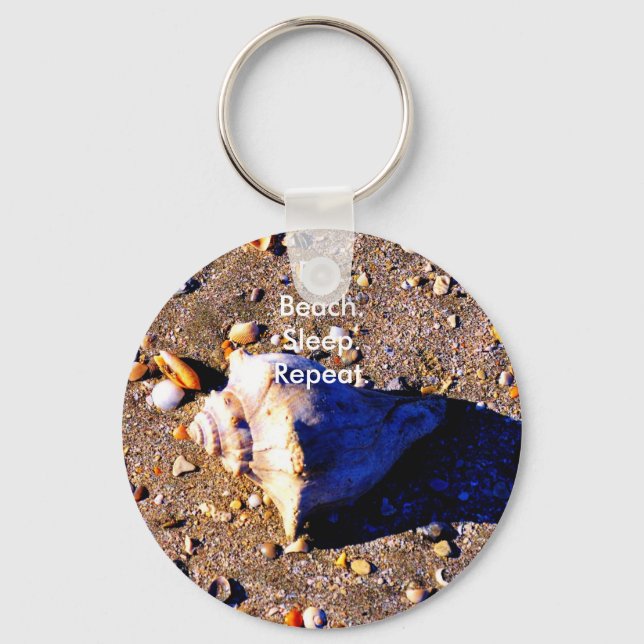 Llavero Cadena de claves "Eat.Beach.Sleep.Repeat" (Anverso)