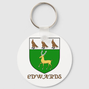 Llavero Cadena de claves Edwards Family Shield