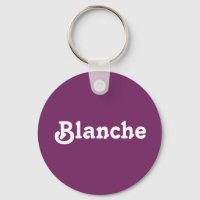Cadena de claves en blanco