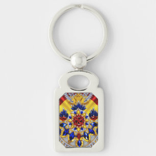 Llavero Cadena de claves especial con diseño de colores ru
