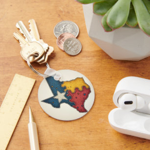 Llavero Cadena de claves especiales para Texas
