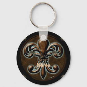 Llavero Cadena de claves Fancy Fleur De Lis