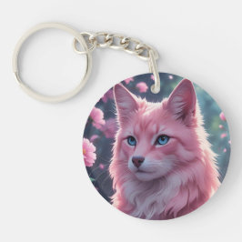 Llavero Cadena de claves felinas fantasiosas