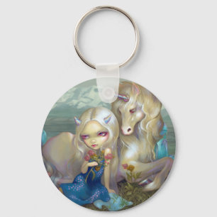 Llavero Cadena de claves "Fiona y Unicorn"