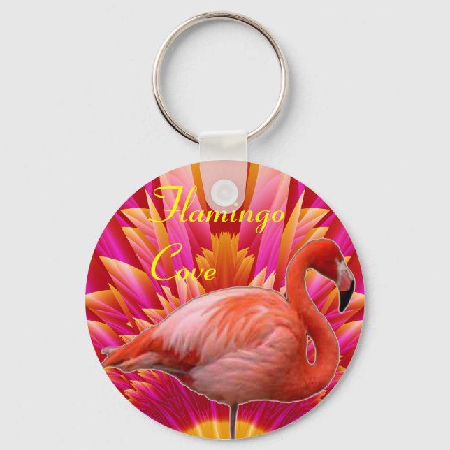 Llavero Cadena de claves Flamingo Cove Souvenir (Anverso)
