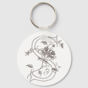 Llavero Cadena de claves Floral S