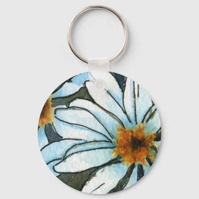 Llavero Cadena de claves florales "Daisy 1" (Anverso)