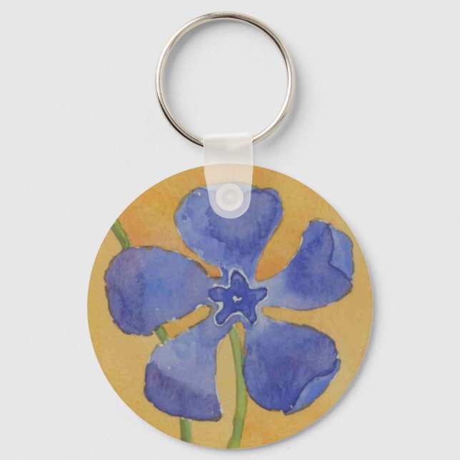 Llavero Cadena de claves florales "Simply Vinca" (Anverso)