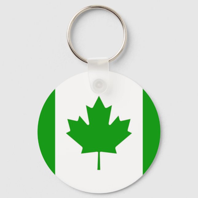 Llavero Cadena de claves Green Canada-Flag (Anverso)