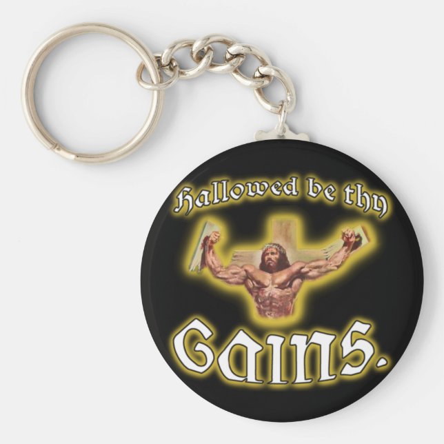 Llavero Cadena de claves "Halloween be thy Gains" (Frente)